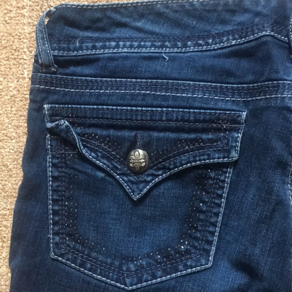 SEVEN Vintage jeans with rhinestone pocket detail - Picture 3 of 6